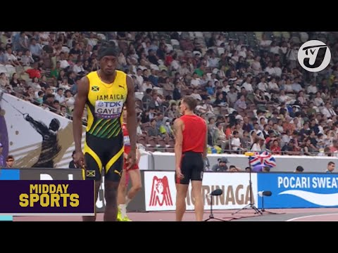 Tajay Gayle Mines Silver at World Championships #tvjmiddaysports