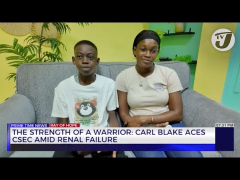 The Strength of a Warrior: Carl Blake Aces CSEC amid Renal Failure | TVJ News