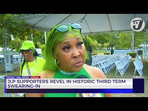 JLP Supporters Revel in Historic Third Term Swearing-in | TVJ News
