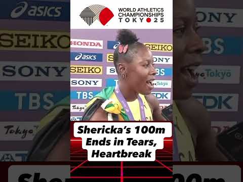 Heartbroken Shericka Jackson Breaks Down After 100m