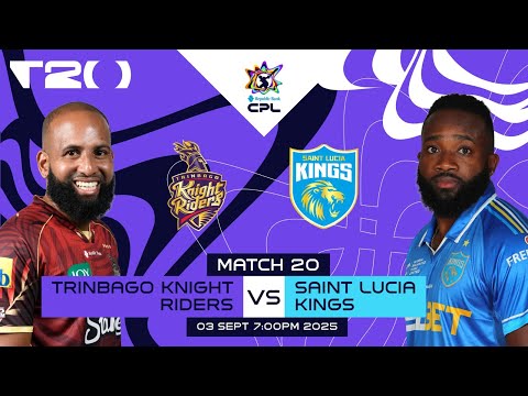 LIVE | Trinbago Knight Riders vs St Lucia Kings | CPL 2025
