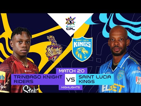 Highlights | Trinbago Knight Riders vs Saint Lucia Kings | CPL 2025