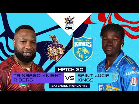Extended Highlights | Trinbago Knight Riders vs Saint Lucia Kings | CPL 2025