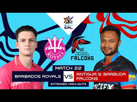 Extended Highlights | Barbados Royals vs Antigua And Barbuda Falcons | CPL 2025