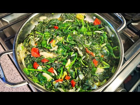 Jamaican Callaloo with Baby Spinach | CaribbeanPot.com