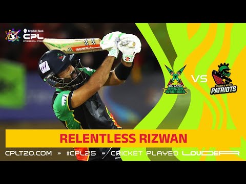 Mohammad Rizwan’s INCREDIBLE Innings vs Guyana! | CPL 2025