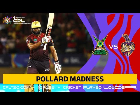 Kieron Pollard’s INCREDIBLE 50 off 17 Balls! | CPL 2025