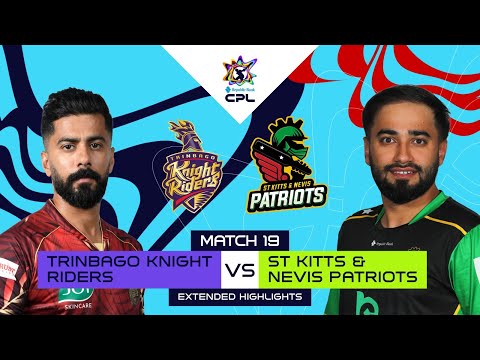 Extended Highlights | Trinbago Knight Riders vs St Kitts & Nevis Patriots | CPL 2025