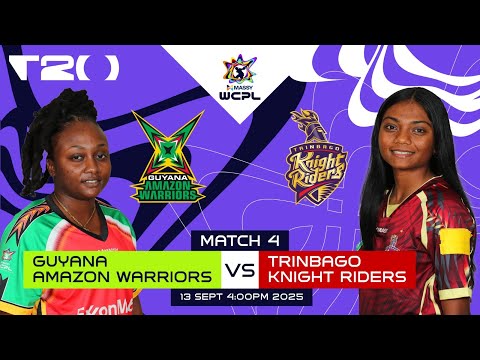LIVE | Trinbago Knight Riders Women vs Guyana Amazon Warriors Women | WCPL 2025