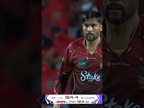 Mohammad Amir’s TEXTBOOK yorker! 🔥