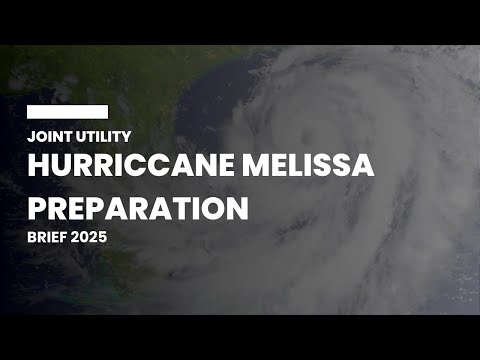 Press Briefing on Hurricane Melissa Preparation | Joint Utility | Oct 26, 2025
