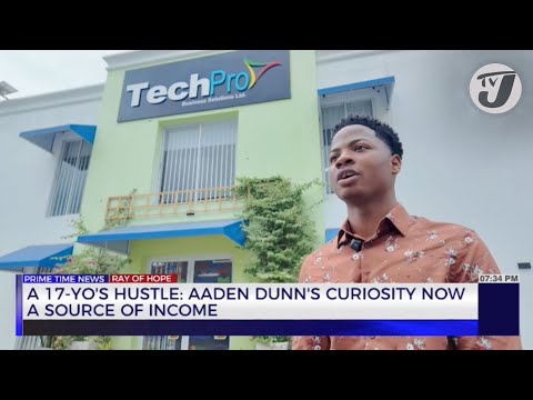 A 17-Yo’s Hustle: Aaden Dunn’s Curiosity Now a Source of Income | TVJ News