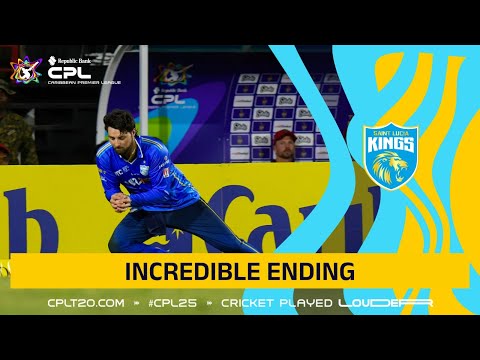 Tim David Calls GAME in Incredible Finish! | CPL 2025