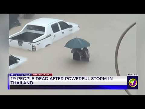 19 People Dead After Powerful Storm in Thailand | TVJ News