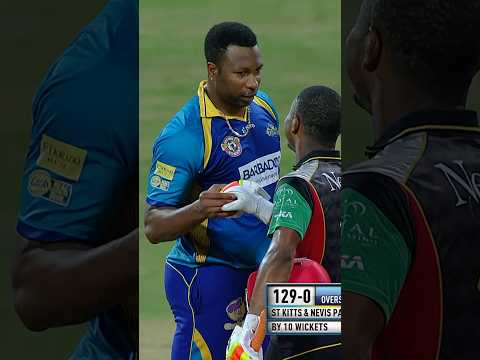 Kieron Pollard’s CRAZY moment with Evin Lewis! 😬 😡