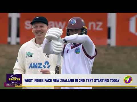 WI Face NZ in 2nd Test Starting Today | Jamaican Martial Artist Gets Bronze | TVJ Midday Sports News