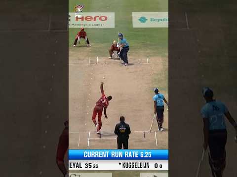 Akeal Hosein takes THREE in ONE over! 😱