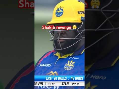 Shakib REVENGE against Cornwall! 😤 😡