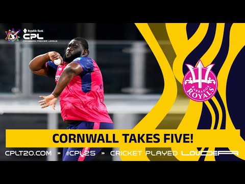 Rahkeem Cornwall’s INCREDIBLE Five-Wicket Haul! 😱