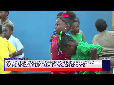GC Foster College Offer for Kids Affected by Hurricane Melissa through Sports | TVJ Sports