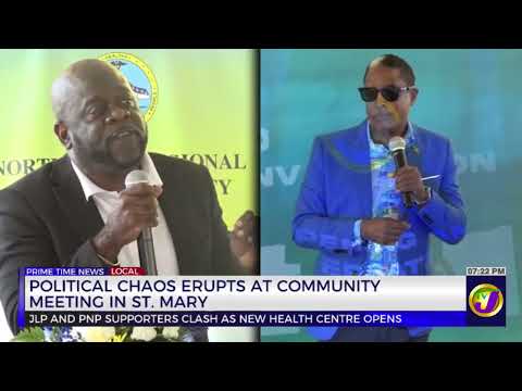 Political Chaos Erupts at Community Meeting in St Mary | TVJ News