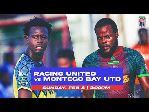 Live: Racing United vs Montego Bay United | Jamaica Premier League |