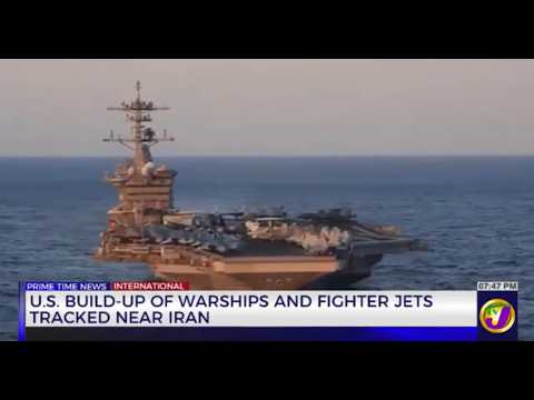 US Build-Up of Warships and Fighter Jets Tracked Near Iran | TVJ News