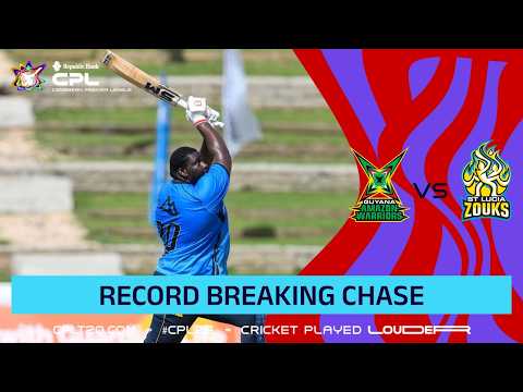 CRAZY RECORD-BREAKING Run Chase in Franchise Cricket! 😱