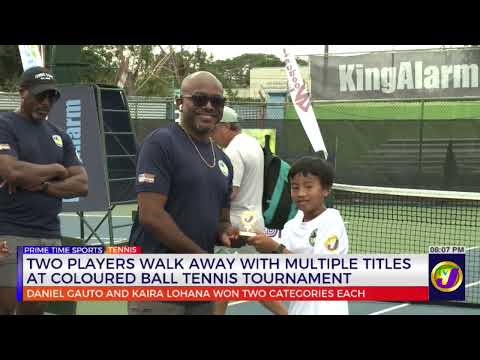 Two Players Walk Away with Multiple Titles at Coloured Ball Tennis Tournament | TVJ Sports