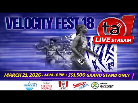🔥 LIVE NOW: Velocity Fest 18 🔥 Jamaica’s FASTEST Senior Athletes Take Over!