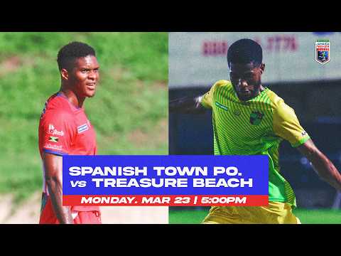 LIVE: Spanish Town Police F.C. vs Treasure Beach F.C. | Jamaica Premier League Game Week 28 | JPL TV