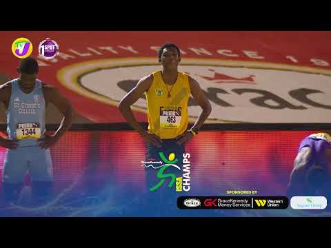 RIQUELME REID 10.12 Boys 100m CLASS 1 Finals | ISSA/GK Boys & Girls Champs 2026 | TVJ Live