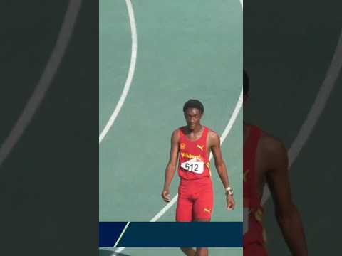 Mario Ross Too Fast in Boys Under-17 200m Final