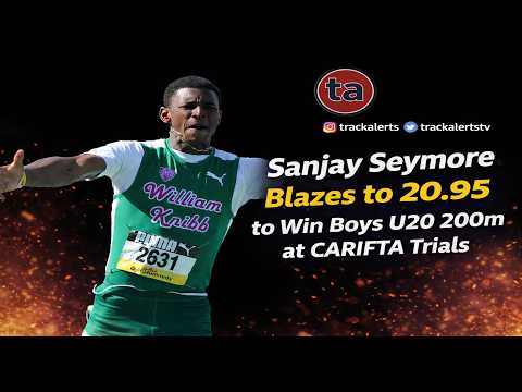 20.95! Sanjay Seymore Takes Boys U20 200m Crown