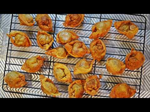 Better Than Takeout! Easy Crispy Chicken Fried Wontons at Home