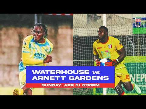 LIVE: Waterhouse F.C. vs Arnett Gardens F.C. | Jamaica Premier League | JPL TV