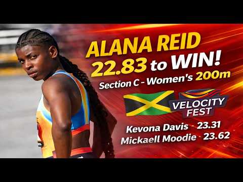 Alana Reid  22.83 at Velocity Fest 18