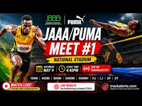 Watch JAAA/Puma Meet #1 Live Stream – TrackalertsTV from National Stadium
