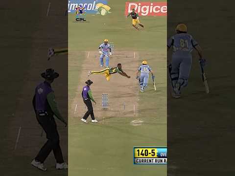 CRAZY diving run out! 😱