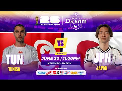 FIRST 10 MINUTES: TUNISIA vs. JAPAN | FIFA World Cup 2026 | Watch On TVJ | Stream on 1SPOTMEDIA
