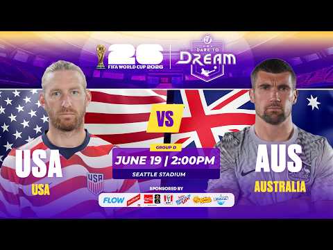 FIRST 10 MINUTES: USA (USA) vs. AUSTRALIA (AUS)  | FIFA World Cup 2026 | Watch On TVJ