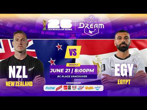 FIRST 10 MINUTES: NEW ZEALAND vs. EGYPT | FIFA WORLD CUP 2026 | WATCH ON TVJ | STREAM ON 1SPOTMEDIA
