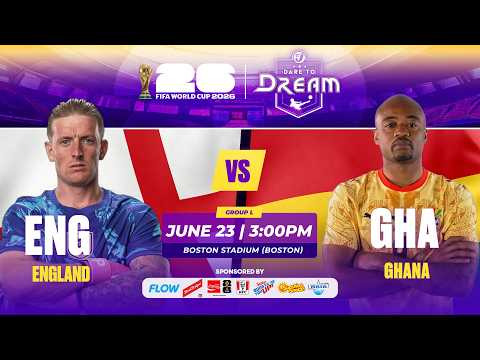 FIRST 10 MINUTES: ENGLAND vs. GHANA | FIFA WORLD CUP 2026 | WATCH ON TVJ | STREAM ON TVJ