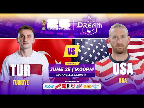 FIRST 10 MINUTES: TURKIYE vs. USA | FIFA WORLD CUP 2026 | WATCH ON TVJ | STREAM ON 1SPOTMEDIA
