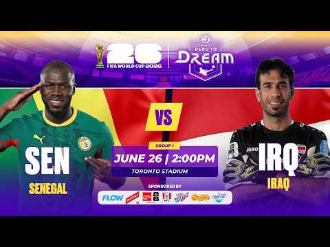 FIRST 10 MINUTES: SENEGAL vs. IRAQ | FIFA WORLD CUP 2026 | WATCH ON TVJ | STREAM ON 1SPOTMEDIA