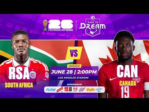 FIRST 10 MINUTES: SOUTH AFRICA vs CANADA | FIFA WORLD CUP 2026 | WATCH ON TVJ | STREAM ON 1SPOTMEDIA
