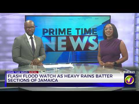 Flash Flood Watch as Heavy Rains Batter Sections of Jamaica | TVJ News