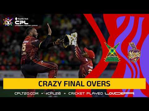 INCREDIBLE Final Overs from 2025 CPL Final! 🔥