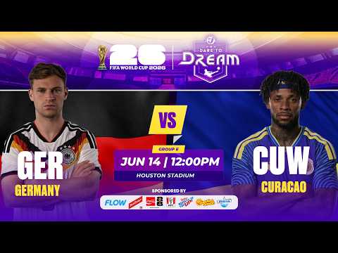 FIRST 10 MINUTES: GERMANY VS CURACAO | 14/06/2026 | FIFA WORLD CUP 2026 | WATCH ON TVJ