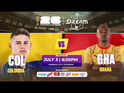 FIRST 10 MINUTES: COLOMBIA vs. GHANA | FIFA WORLD CUP 2026 | WATCH ON TVJ | STREAM ON 1SPOTMEDIA